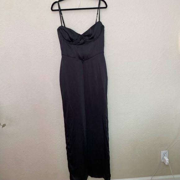 HOUSE OF CB 'Stefania' Black Corset Maxi Dress Size XL A-C NWOT - Picture 9 of 16